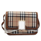 Timeless Plaid Leather Crossbody Ba
