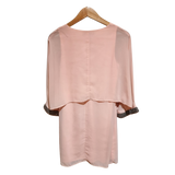 Beaded Cuff Layered Chiffon Tunic