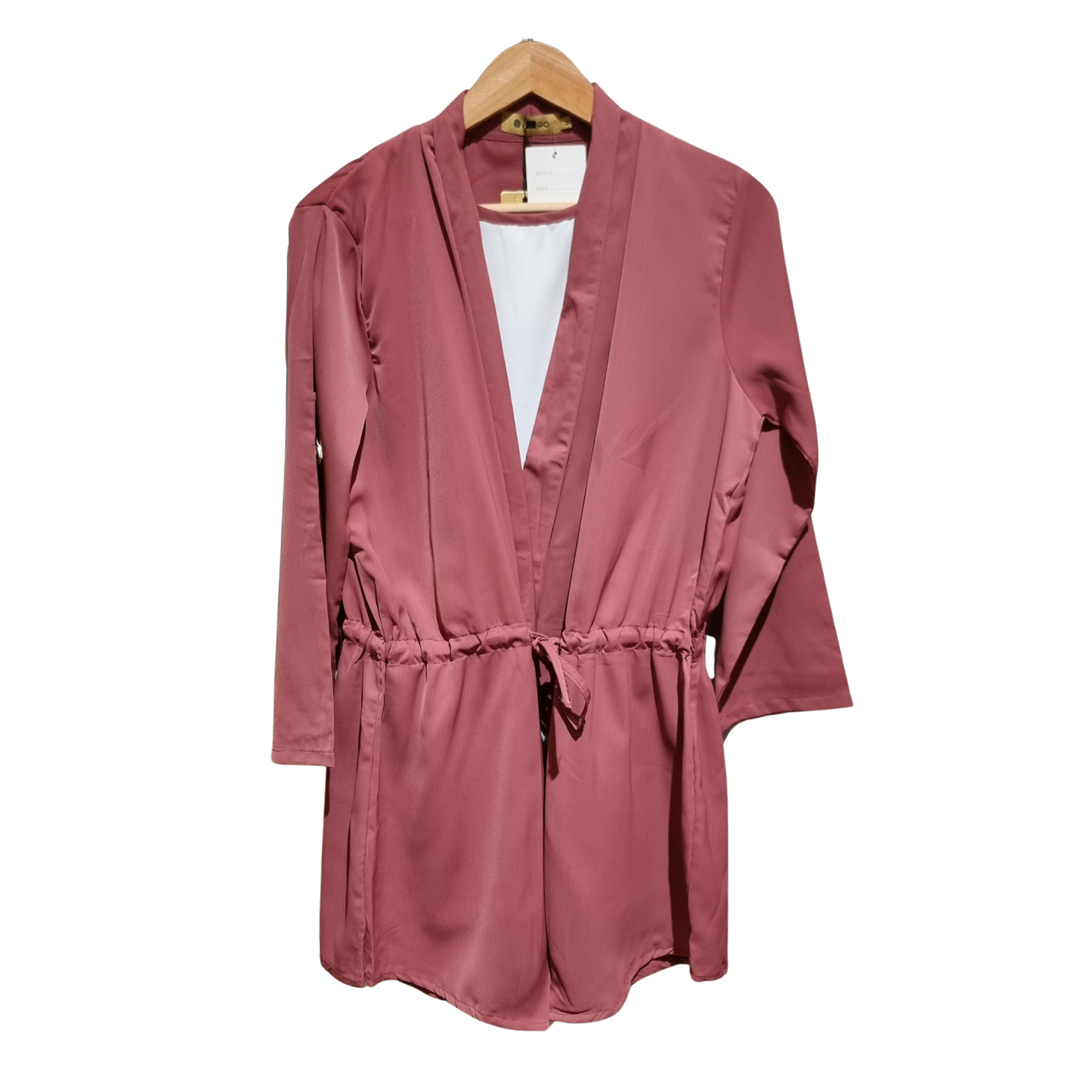 Satin Wrap Top U 0273