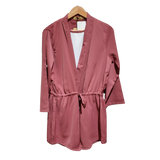 Satin Wrap Top U 0273