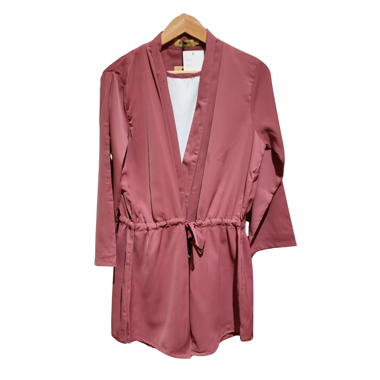Satin Wrap Top U 0273