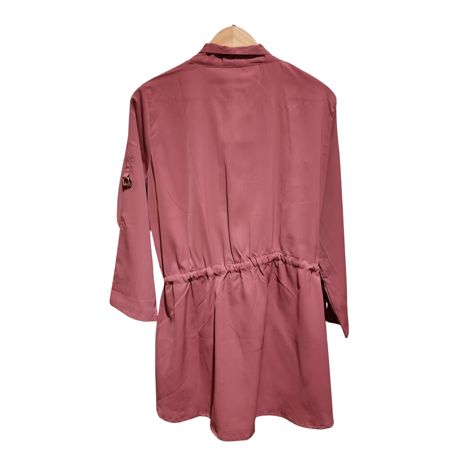 Satin Wrap Top U 0273