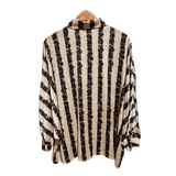 Vintage Floral Stripe Women's Shirt