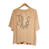Liu Jo “Take Care of Dreams” Pastel Yellow Women’s Premium Cotton T-Shirt U(0297)