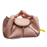 Fendi Soft Leather Knotted Handle Bag – Baby Pink