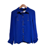 Sapphire Grace Embellished Blouse (U0264)