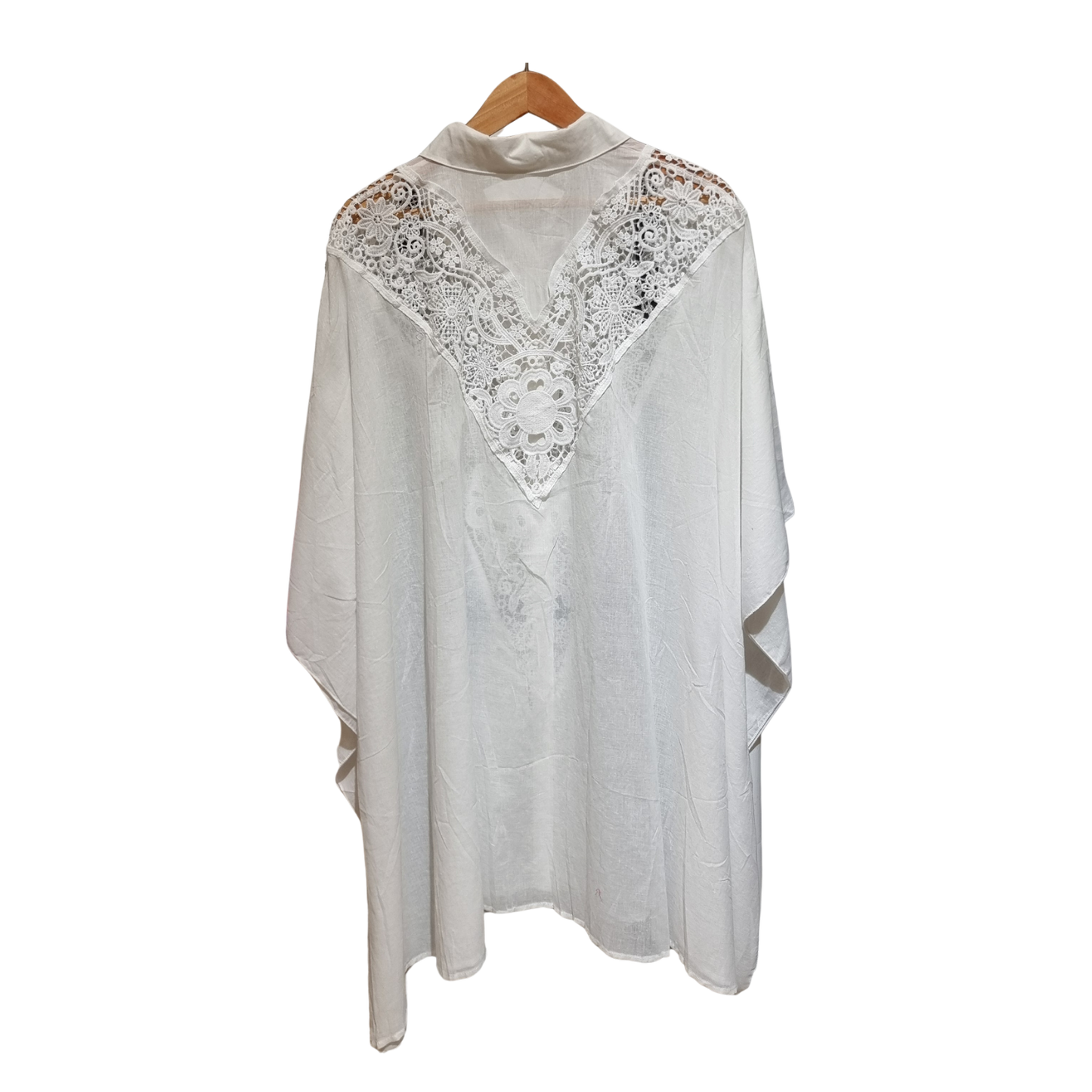 Elegant Black Lace Detail Tunic U(0279)