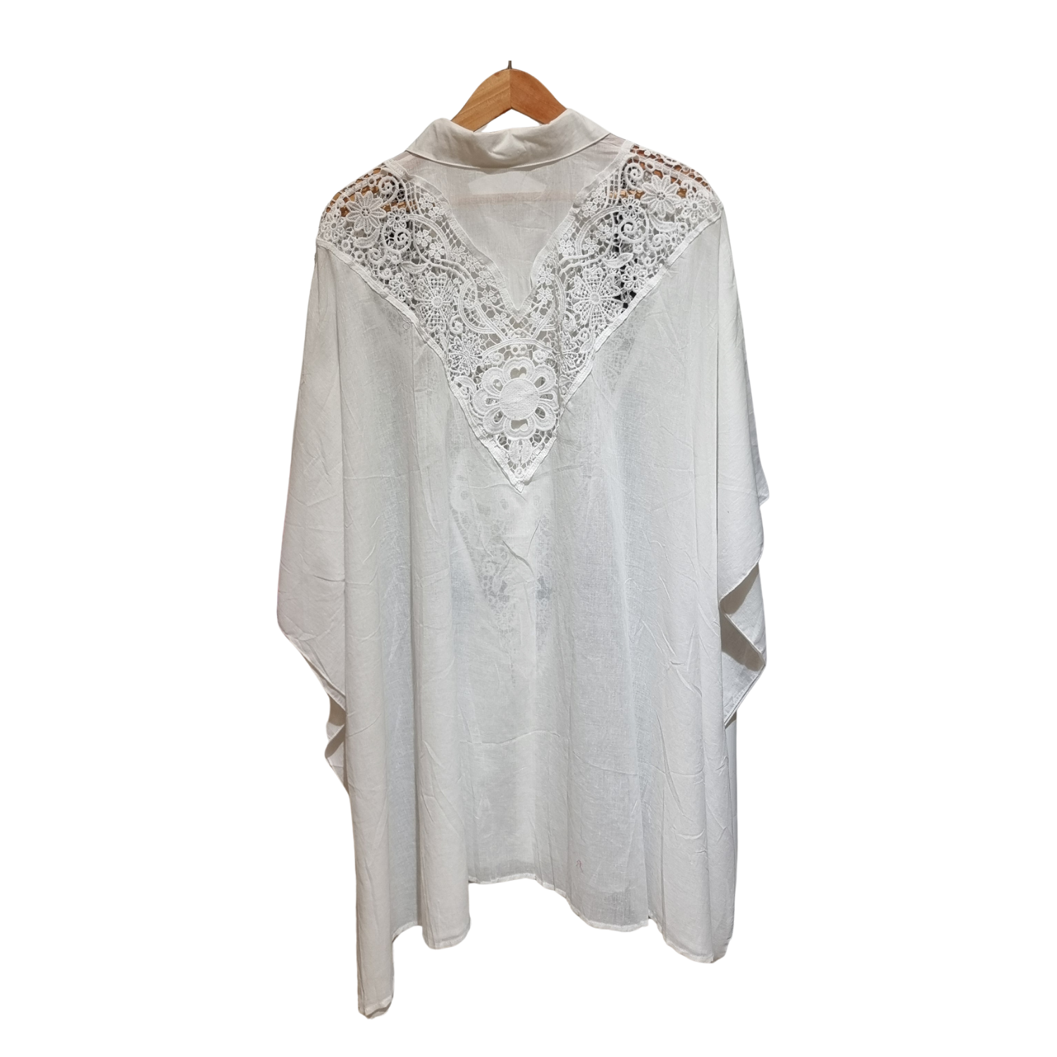 Elegant Black Lace Detail Tunic U(0279)