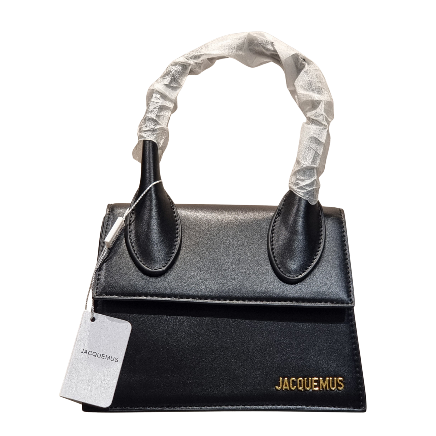 Jacquemus Le Chiquito Black Smooth Leather Mini Top Handle Bag
