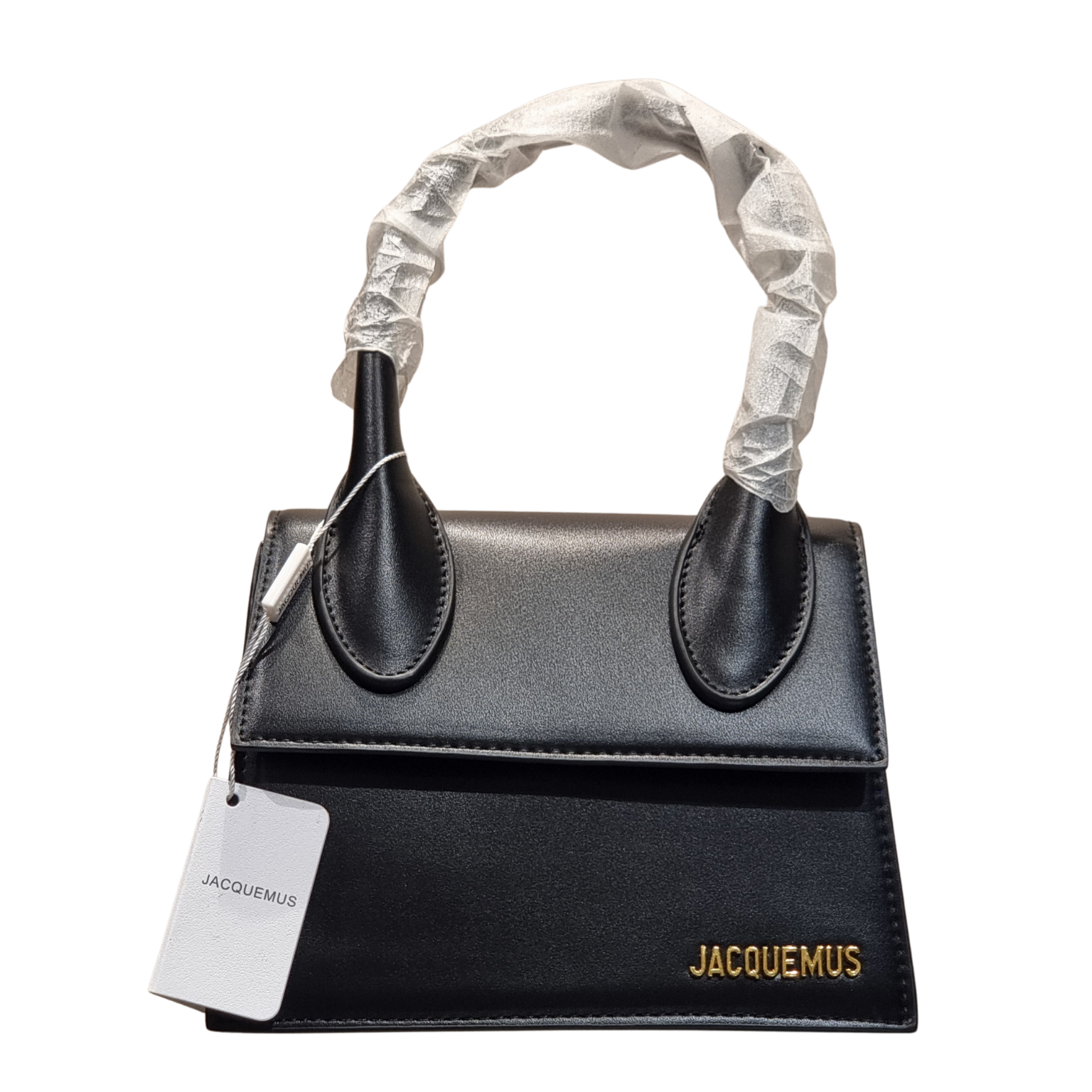 Jacquemus Le Chiquito Black Smooth Leather Mini Top Handle Bag