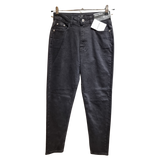 Faded Black Straight Jeans