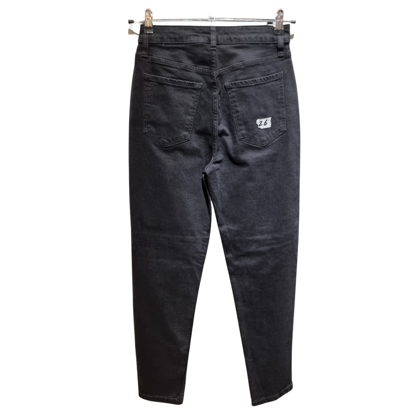 Faded Black Straight Jeans