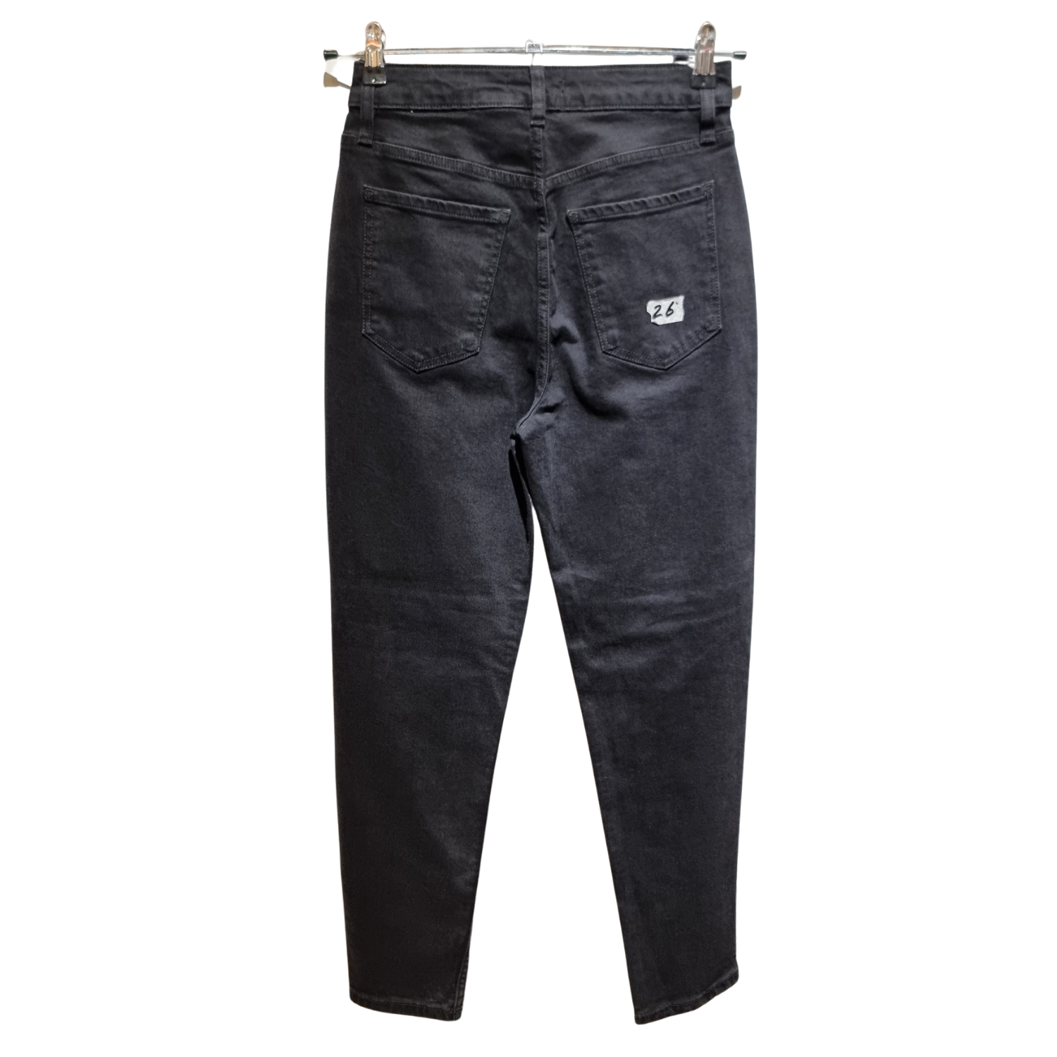 Faded Black Straight Jeans