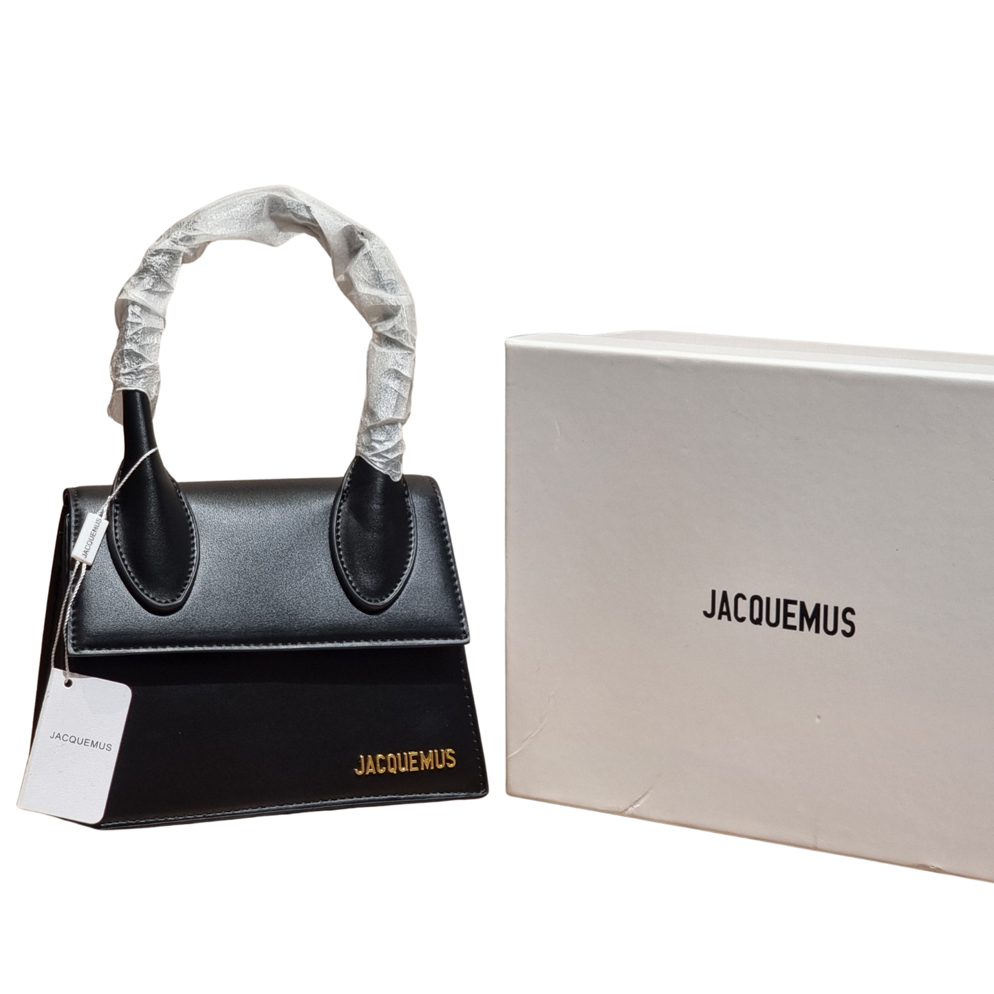 Jacquemus Le Chiquito Black Smooth Leather Mini Top Handle Bag