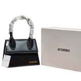 Jacquemus Le Chiquito Black Smooth Leather Mini Top Handle Bag