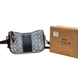 Coach Cary Shoulder Bag in Signature Leather with Brass Hardware
