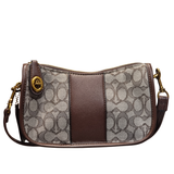 Coach Cary Shoulder Bag in Signature Leather with Brass Hardware