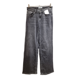 High-Rise Wide-Leg Jeans – Vintage Sand-Wash Blue