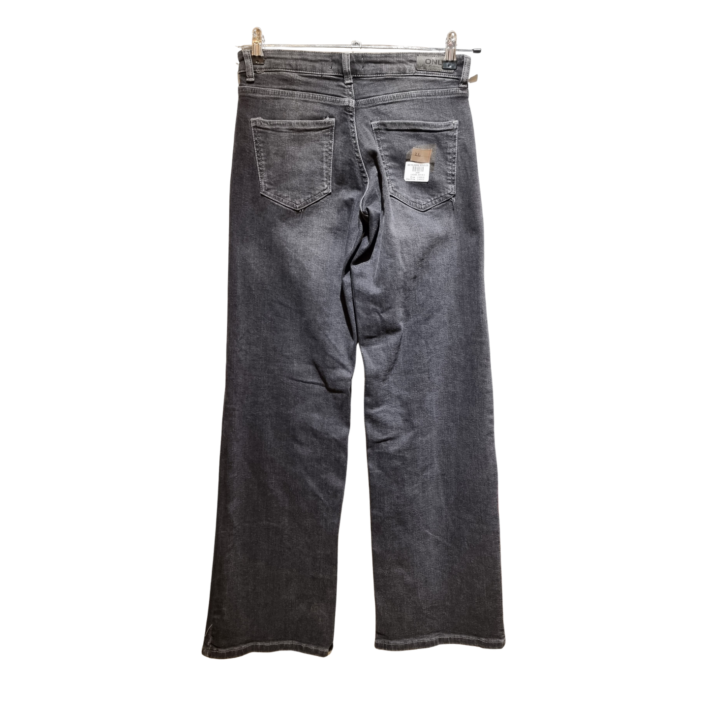 High-Rise Wide-Leg Jeans – Vintage Sand-Wash Blue