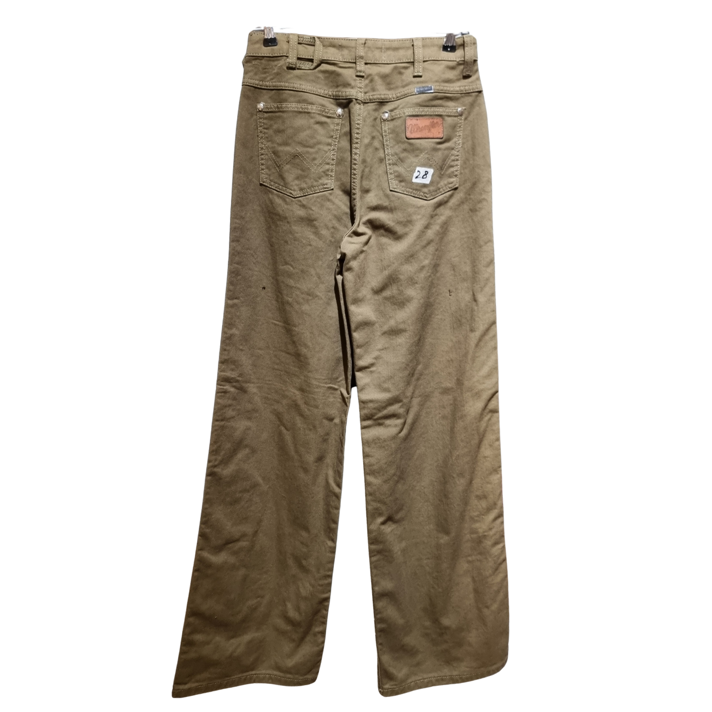 High-Rise Wide-Leg Trousers – Earthy Olive