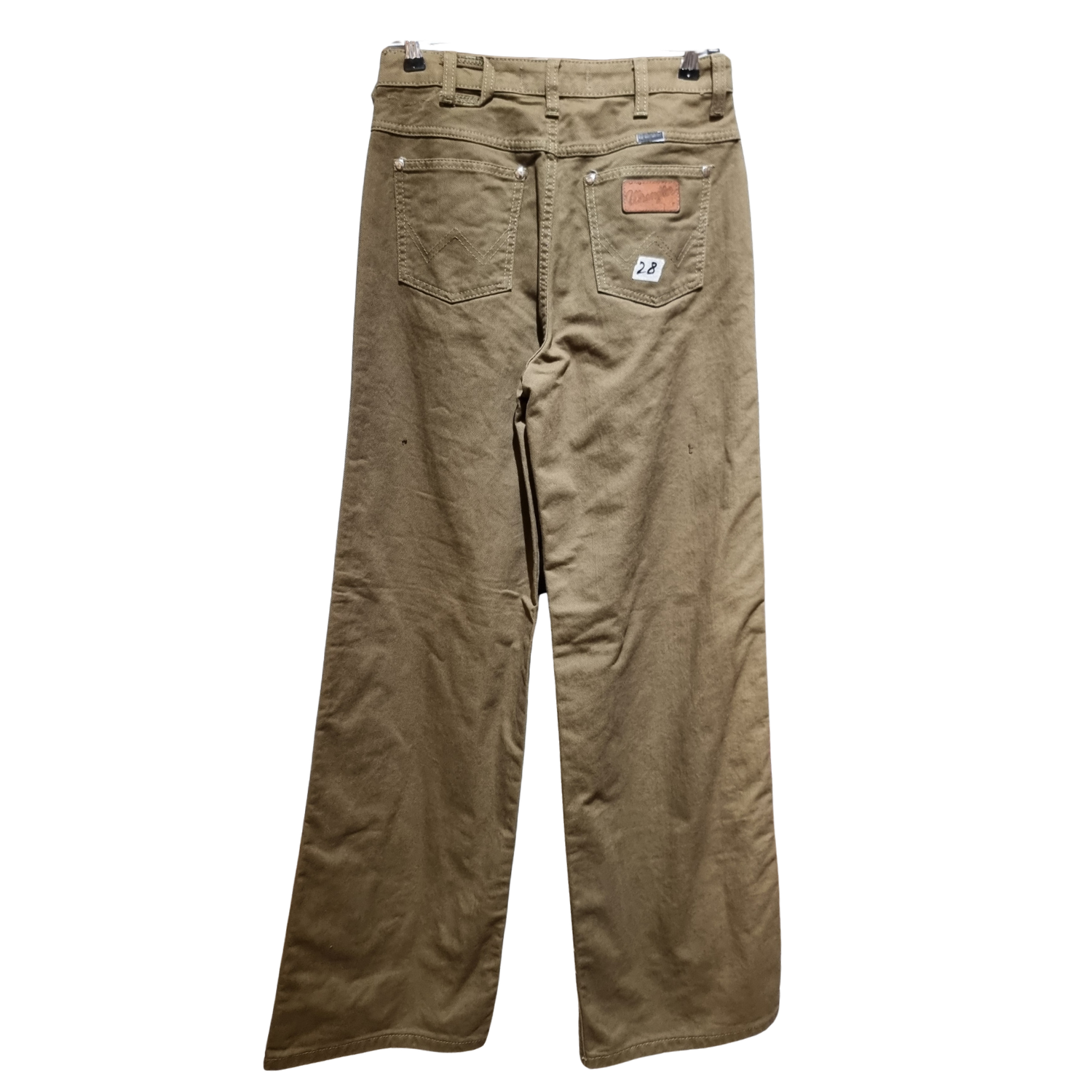 High-Rise Wide-Leg Trousers – Earthy Olive
