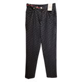 Black Designer Pants – Luxury Slim Fit Women's Trousers A&U(0248)
