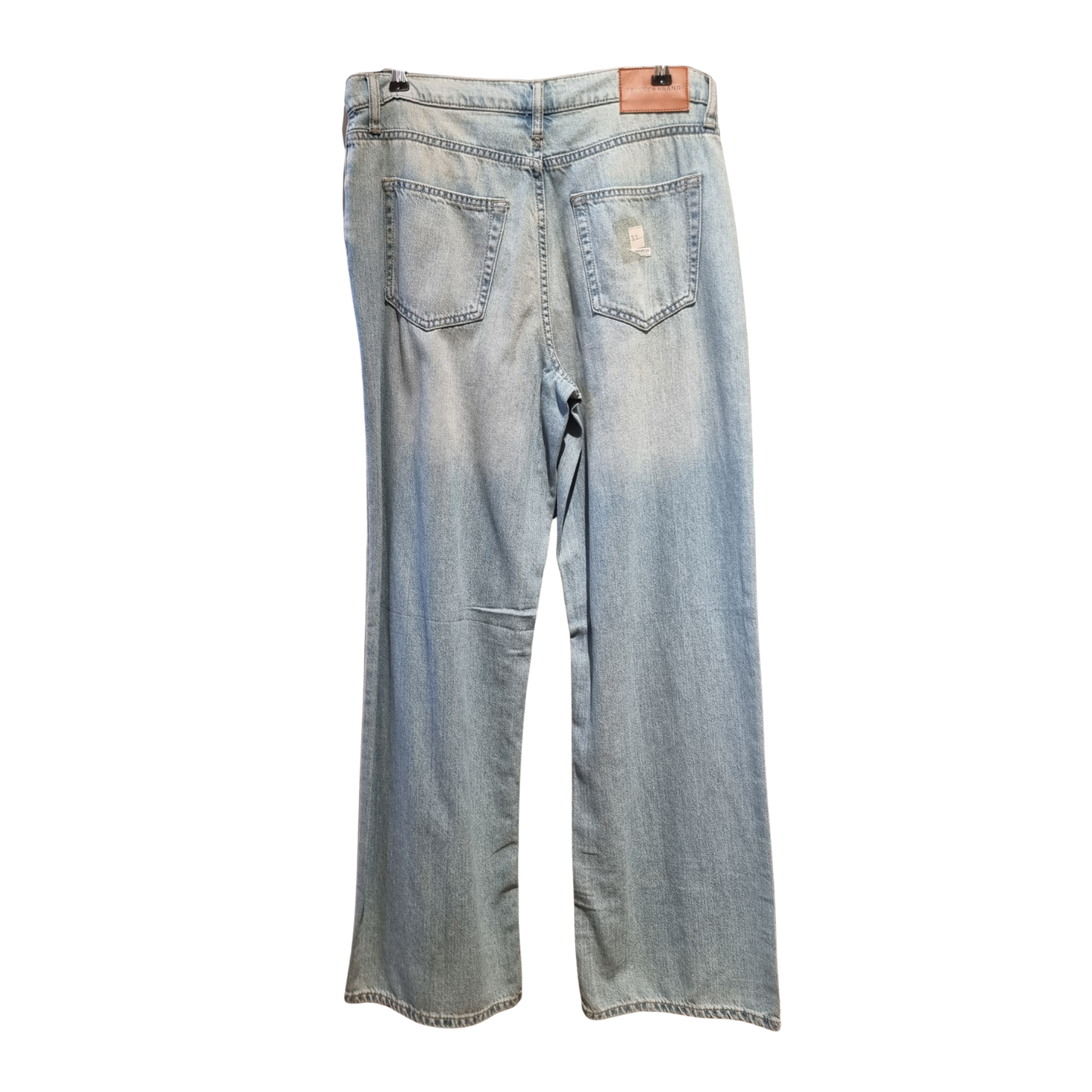 High-Rise Straight Jeans – Light Indigo Wash