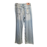 High-Rise Straight Jeans – Light Indigo Wash