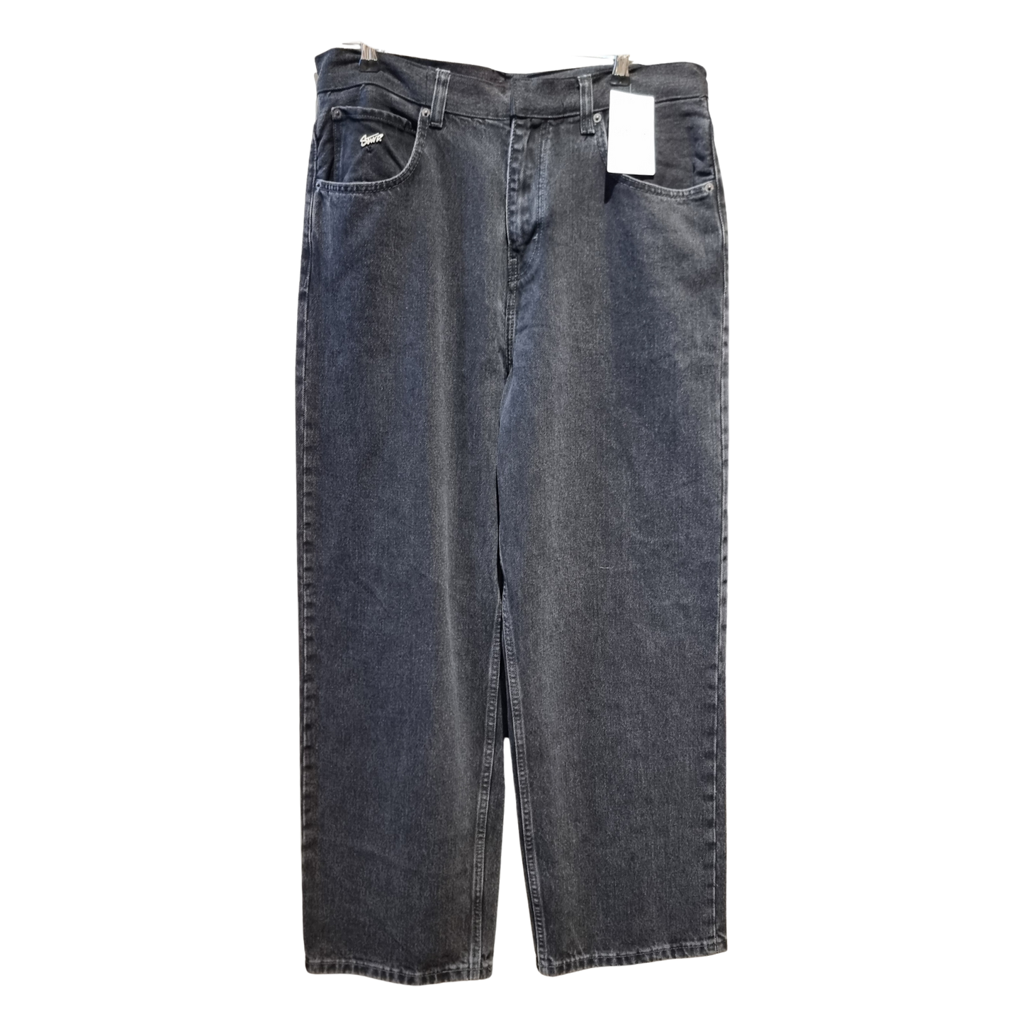 Relaxed Straight Jeans – Graphite Fade Wash