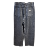 Relaxed Straight Jeans – Graphite Fade Wash