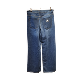 Wide-Leg Jeans – Deep Azure Wash