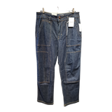 Wide-Leg Jeans – Charcoal Fade Wash