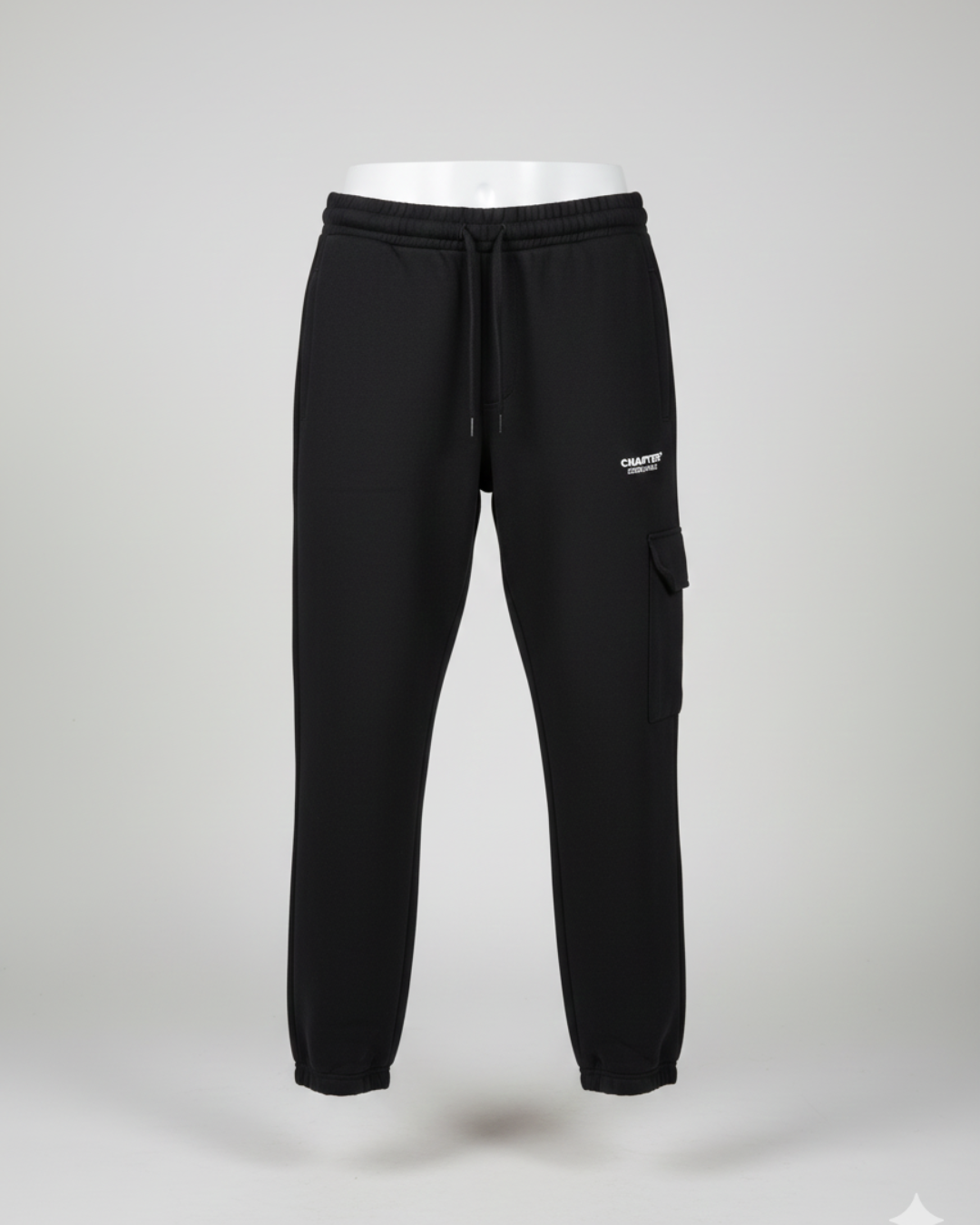 Black Cargo Jogger Pants