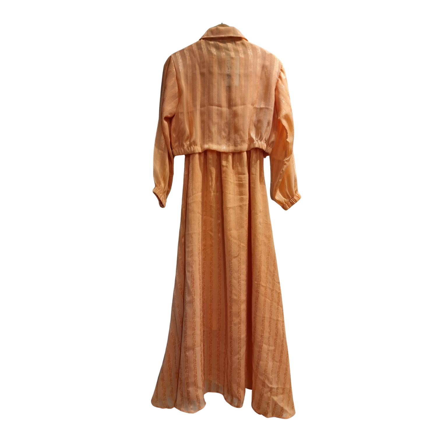Blush Grace Zip-Front Maxi Dress (U0252)