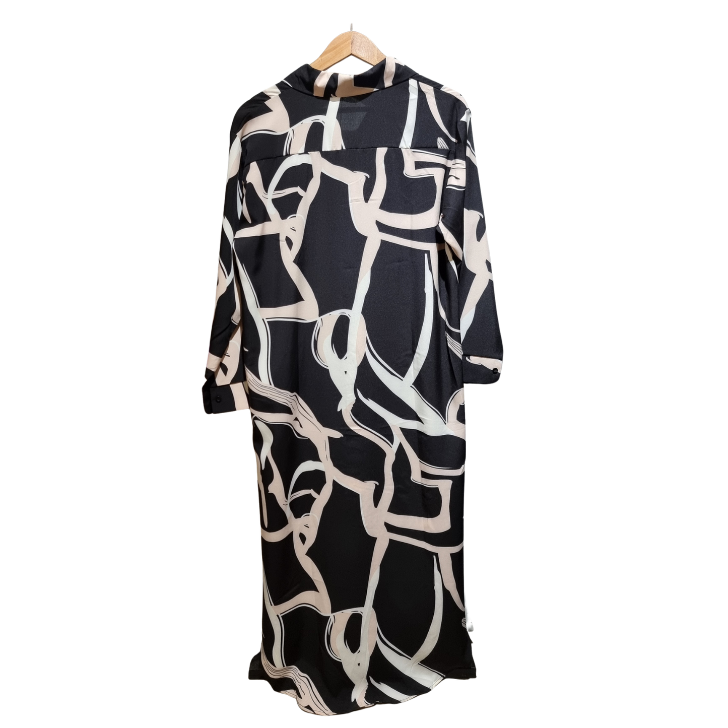 stripped pattern long dress