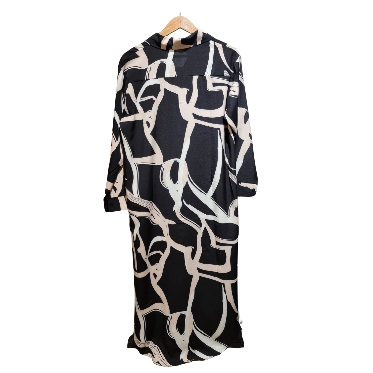 stripped pattern long dress
