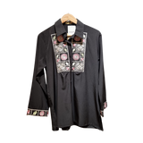 black top Eastern with box pattern
