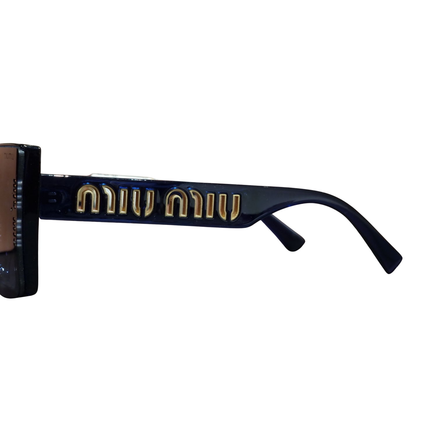 Miu Miu Midnight Square Oversized Statement Sunglasses