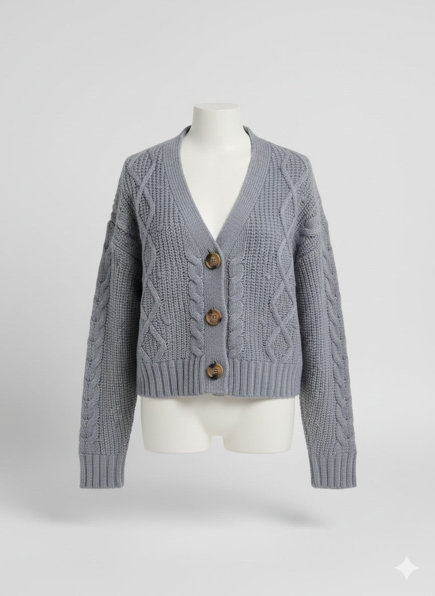 Grey cardigan