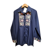 black top Eastern with box pattern