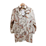 Baroque Silk: 2-Piece Filigree Printed Co-ord Set