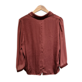 Bow-Detail Jacquard Blouse