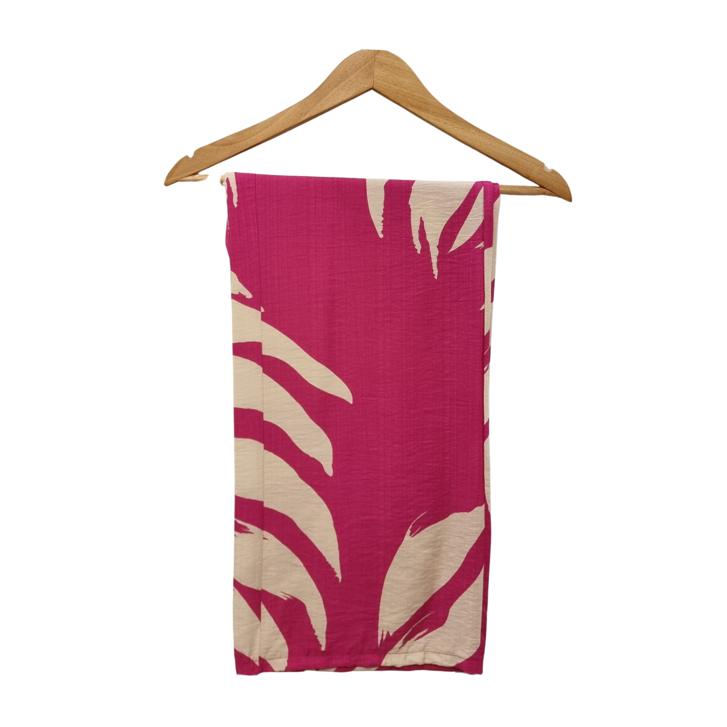 🌸 Pink Tropical Leaf Co-Ord Set – Effortless Summer Style U(0282)