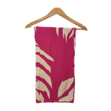 🌸 Pink Tropical Leaf Co-Ord Set – Effortless Summer Style U(0282)