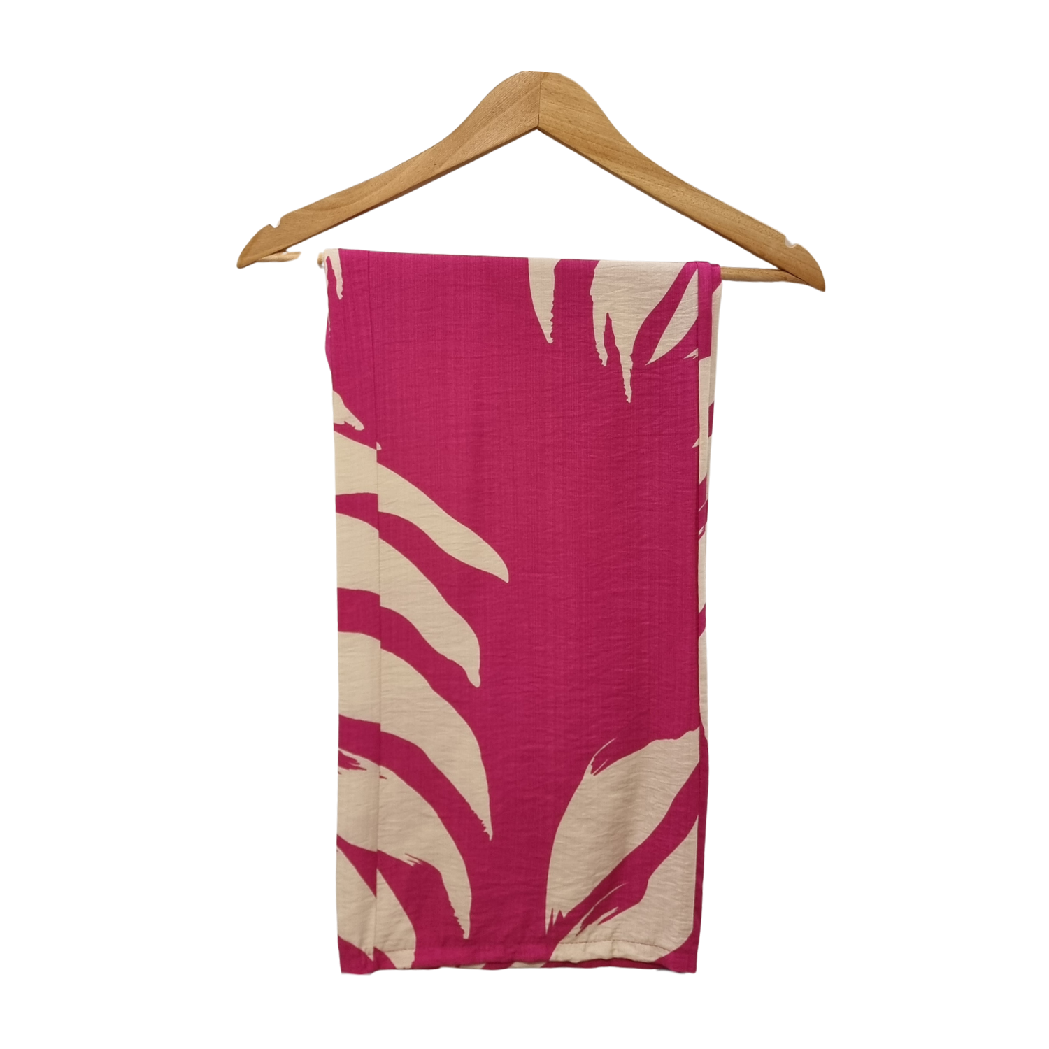 🌸 Pink Tropical Leaf Co-Ord Set – Effortless Summer Style U(0282)