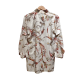 Baroque Silk: 2-Piece Filigree Printed Co-ord Set