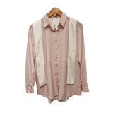 Striped Button-Down & Cargo Wide-Leg Set