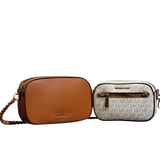 Michael Kors Jet Set 2-in-1 Pebbled Leather and Signature Logo Set