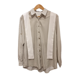 Striped Button-Down & Cargo Wide-Leg Set