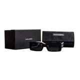 Dolce & Gabbana Rectangular Black Luxury Sunglasses – Premium Designer Eyewear